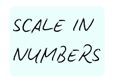 SCALE IN NUMBERS